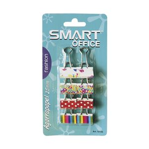 Sujeta Documentos 25Mm Fashion Blt Con 8Pzas 15135