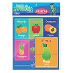 JUEGO DE LOTERIA DIDACTICA BILINGÜE FRUTAS