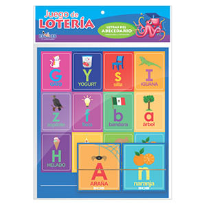 JUEGO DE LOTERIA PREESCOLAR LETRAS ABC