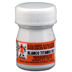 PINTURA ACRILICA POLITEC 20ML BLANCO TITANIO