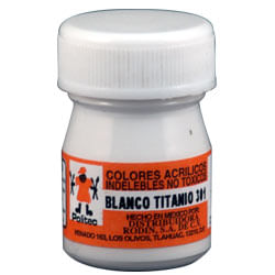 Pintura Acrílica Blanco Titanio #301 20 ml Politec— Farmacia Santa Fe