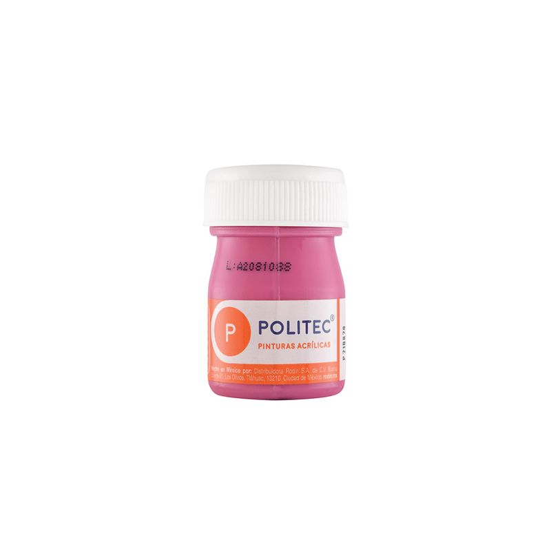PINTURA ACRILICA POLITEC 20ML CARMIN CLARO