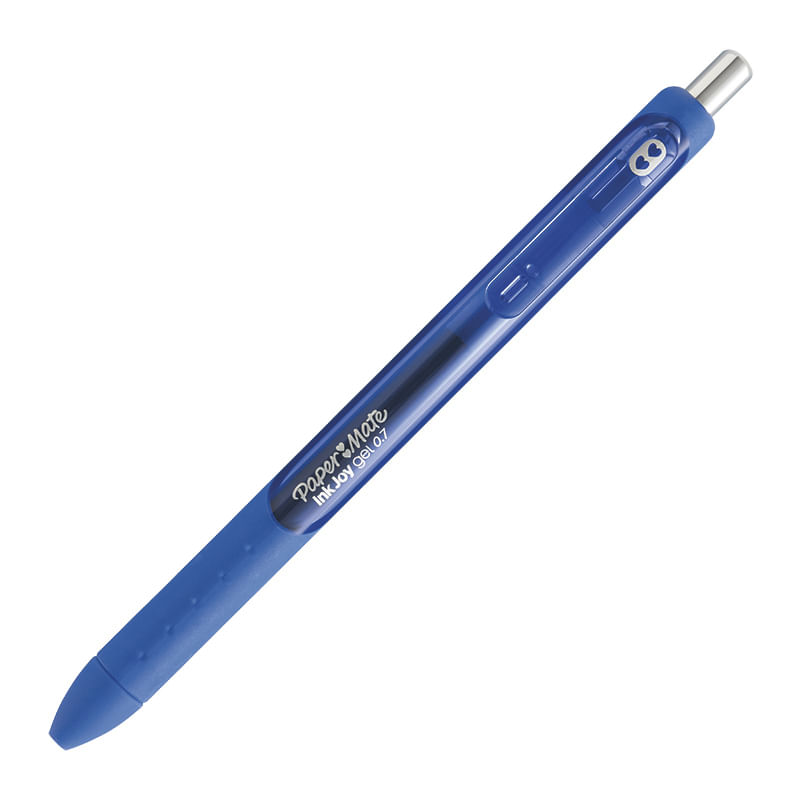 Caja de bolígrafos de gel, color azul, marca Ofimak