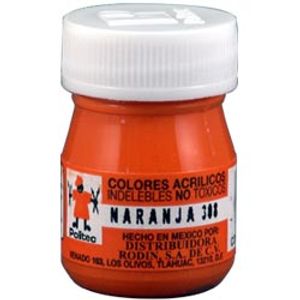 Pintura Acrilica Politec 20Ml Naranja 308