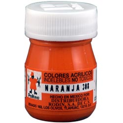 PINTURA ACRILICA POLITEC 20ML NARANJA