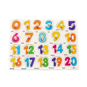Juego Madera Didactico Numeros Con Pin 260-3