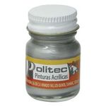 PINTURA ACRILICA POLITEC 20ML PLATA