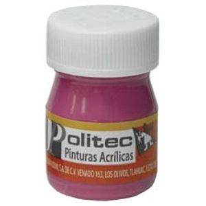 Pintura Acrilica Politec 20Ml Rosa Mexicano 337