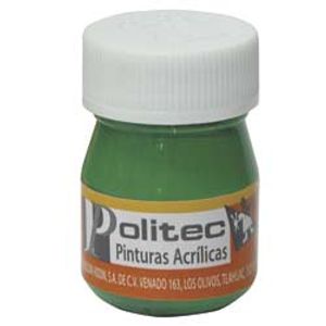 Pintura Acrilica Politec 20Ml Verde Obscuro 306