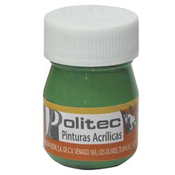 PINTURA ACRILICA POLITEC 20ML VERDE OBSCURO
