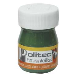 PINTURA ACRILICA POLITEC 20ML VERDE OLIVO