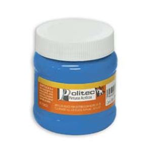 Pintura Acrilica Politec 250Ml Azul Celeste 31343