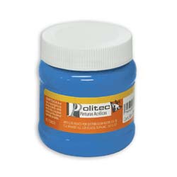 PINTURA ACRILICA POLITEC 250ML AZUL CELESTE