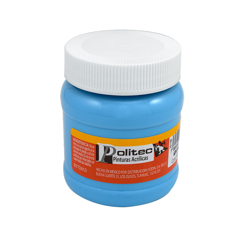 PINTURA ACRILICA POLITEC 250ML AZUL PASTEL