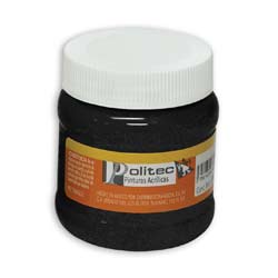 PINTURA ACRILICA POLITEC 250ML NEGRO