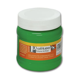 PINTURA ACRILICA POLITEC 250ML VERDE CLARO