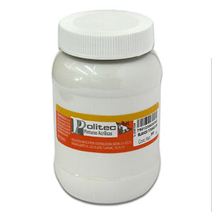 PINTURA ACRILICA POLITEC 500ML BLANCO TITANIO
