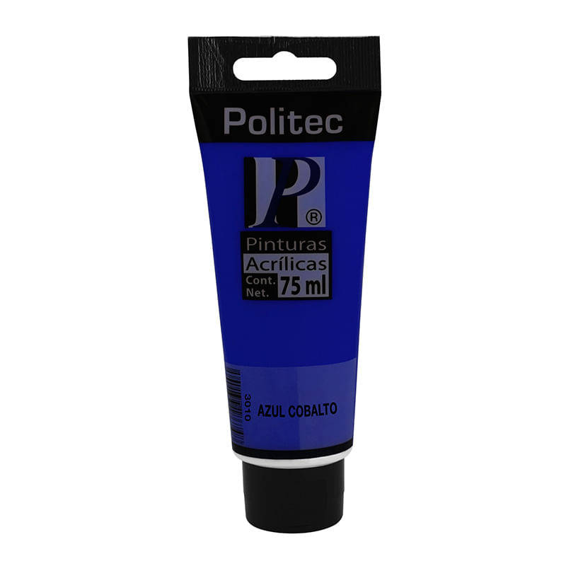 PINTURA ACRILICA POLITEC 75ML AZUL COBALTO TUBO