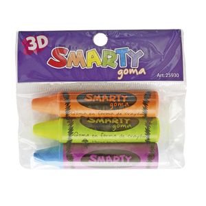 Goma Borrar Crayones 3D Bol/3 25930