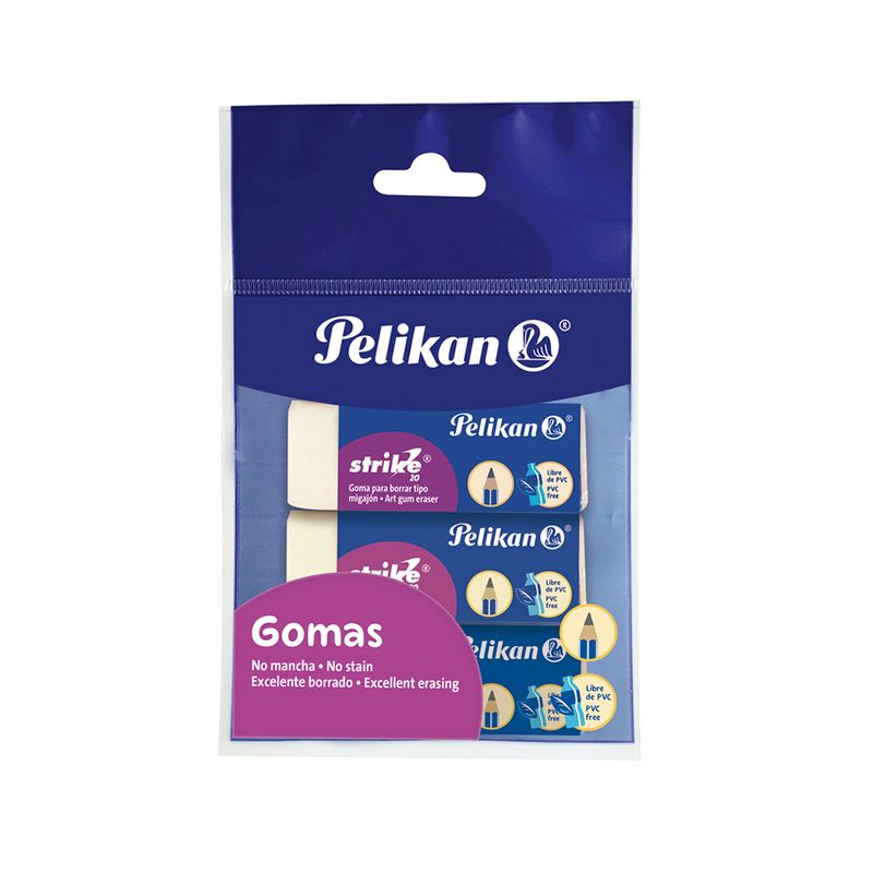 GOMA BORRAR MIGAJON BOL/3 STRIKE 20