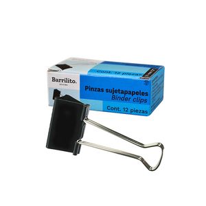 Sujeta Documentos Metal Jumbo 51Mm Con 12Pzas Pz51