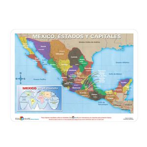 Tapete Educativo Mapa De Mexico 517-8