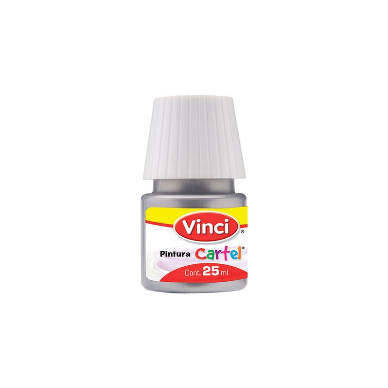 PINTURA CARTEL PLATA 25ML