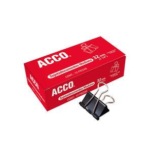Sujeta Documentos Metal Mediano 32Mm Con 12Pzas P2463