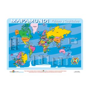 Tapete Educativo Mapamundi 533-8
