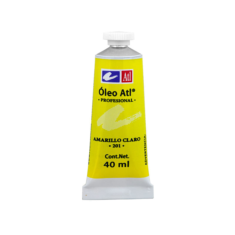 PINTURA PARA OLEO 40ML AMARILLO CLARO