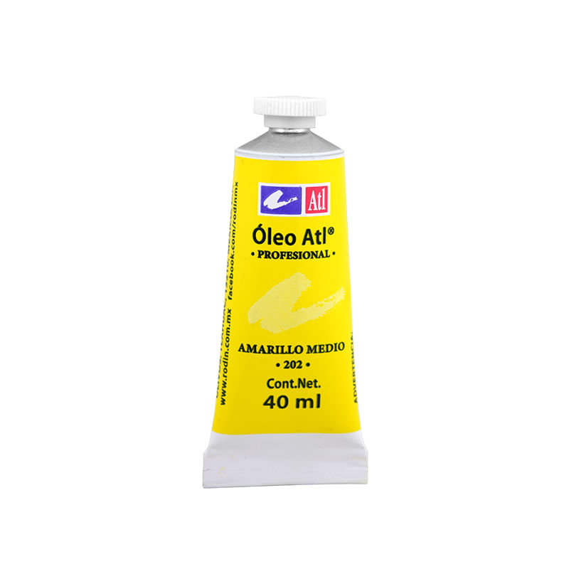 PINTURA PARA OLEO 40ML AMARILLO MEDIO