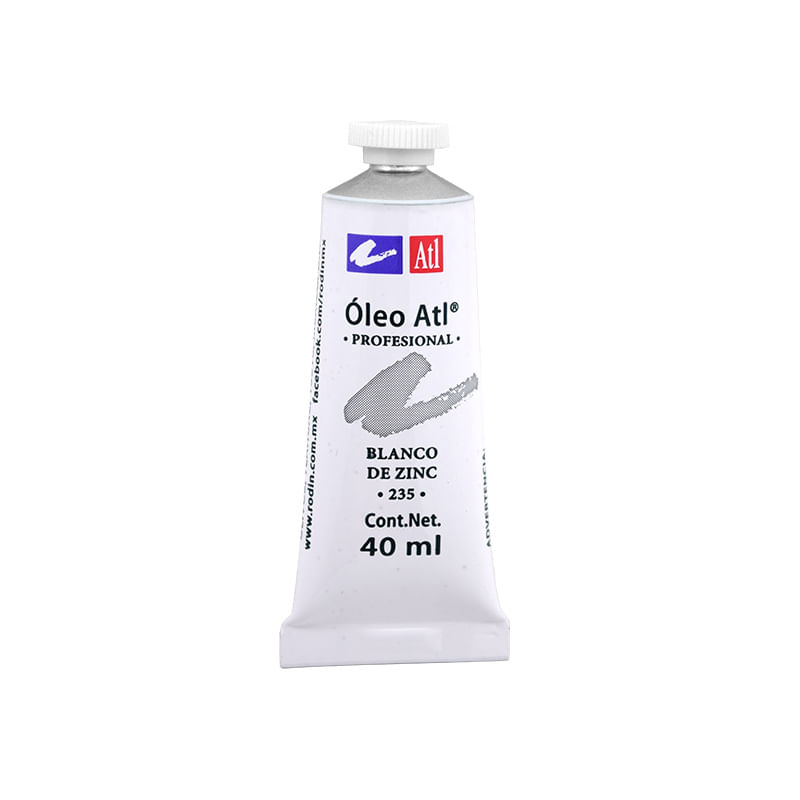 PINTURA PARA OLEO 40ML BLANCO DE ZINC