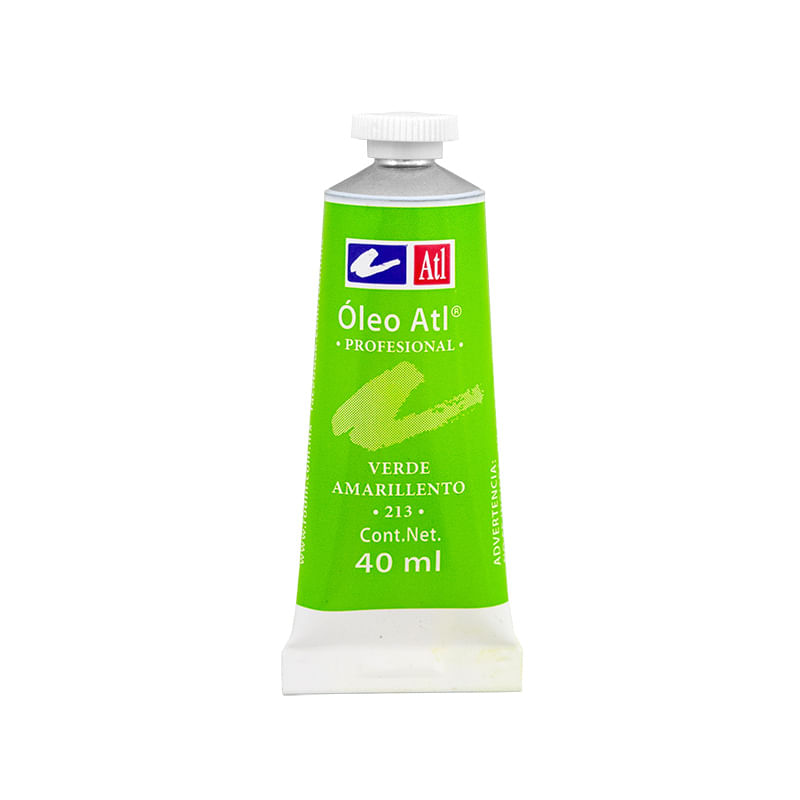 PINTURA PARA OLEO 40ML VERDE AMARILLENTO