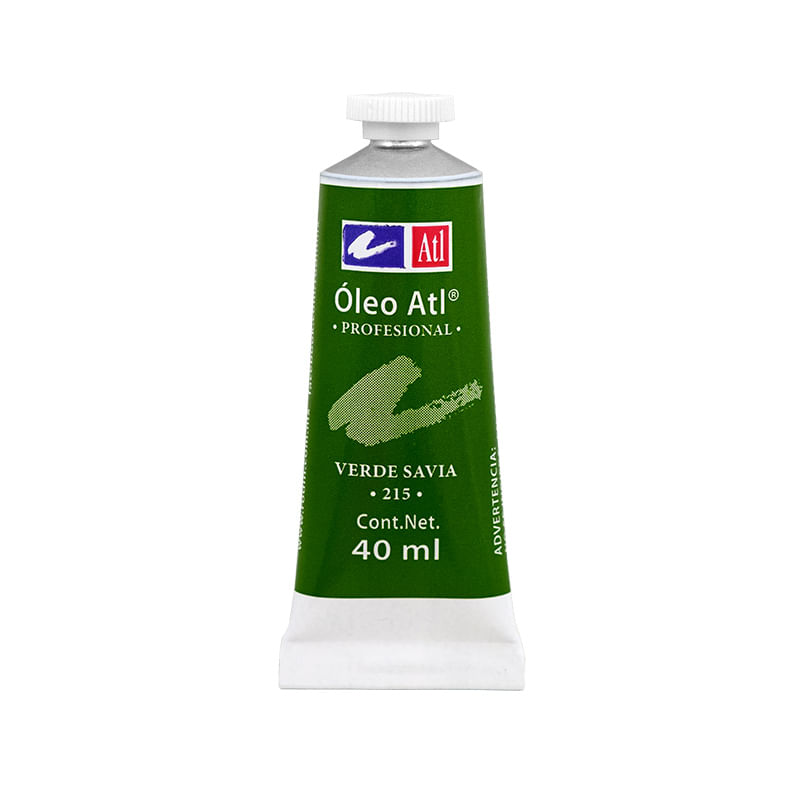 PINTURA PARA OLEO 40ML VERDE SAVIA