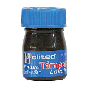 Pintura Tempera 20Ml Negro 175780
