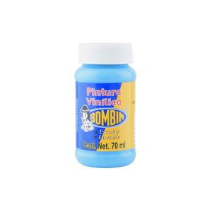 Pintura Vinilica Bombin 70Ml Azul Claro 14049