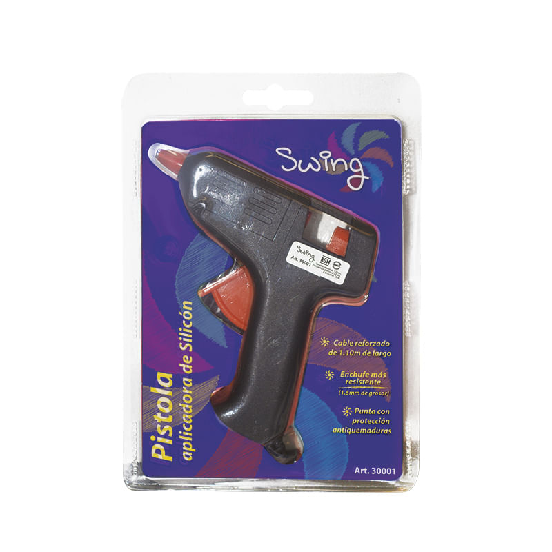 PISTOLA PARA SILICON CHICA NEGRA SMART BLT