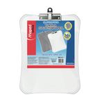 TABLA AGARRAPAPEL CARTA PLASTICO CRISTAL CON CLIP