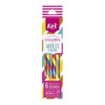 LAPICES DE COLOR  6-L RED MULTICOLOR KIUT