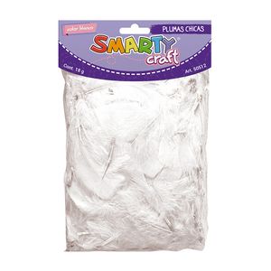Plumas Chicas P/Manualidades Color Blanco 50512