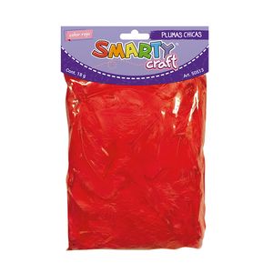 Plumas Chicas P/Manualidades Color Rojo 50513