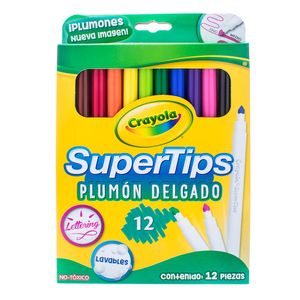 Marcador Delgado Surtidos Con 12 Crayola 58-0912