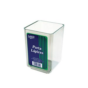 Porta Lapices Plastico Transp 306.3103Cr