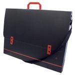 PORTALAMINAS PLASTICO GRANDE NEGRO 60x45CM