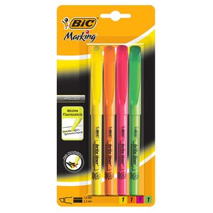 Marcatextos Pocket Surtidos Briteliner Bic Con 4 Piezas 070330338005