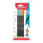 ROTULADOR ULTRAFINO COLORES NEON CON 4 GRAPH'PEPS