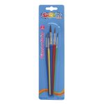 PINCEL PLASTICO ARTISTICO PUNTA RED CON 5 (No1-3-5-7-9) BLT