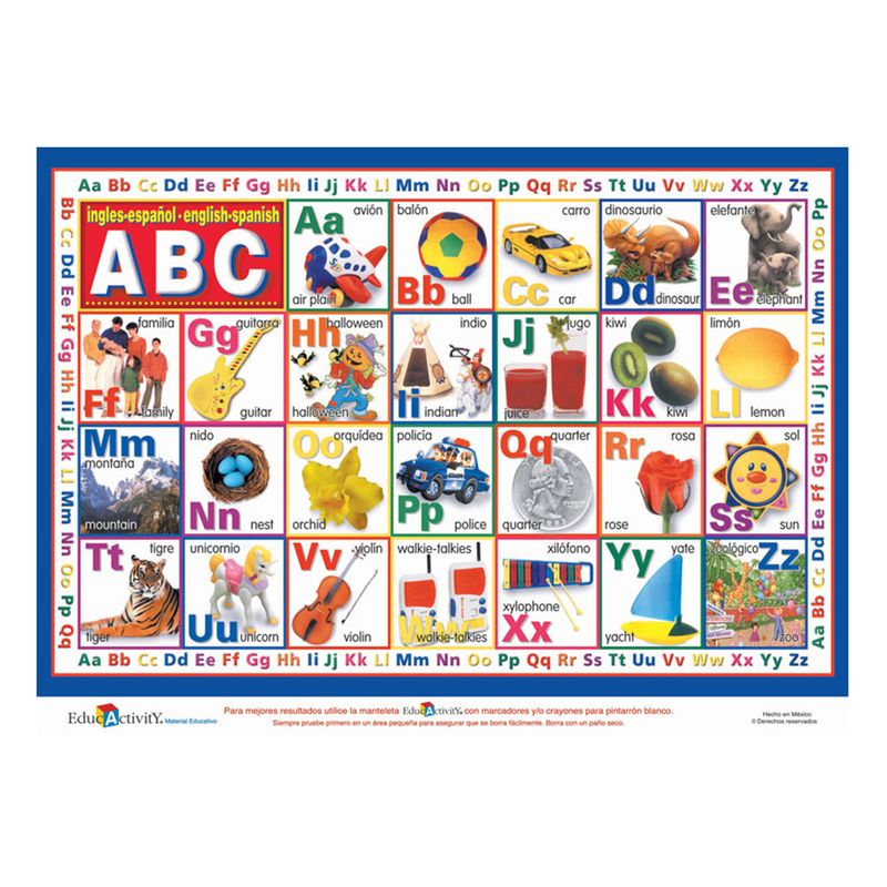 TAPETE EDUCATIVO EL ABC