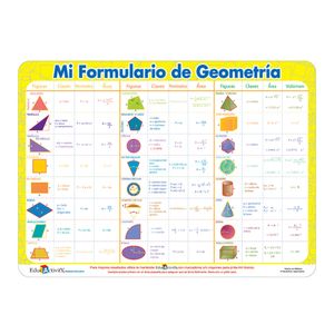 Tapete Educativo Formulario De Geometria 550-5