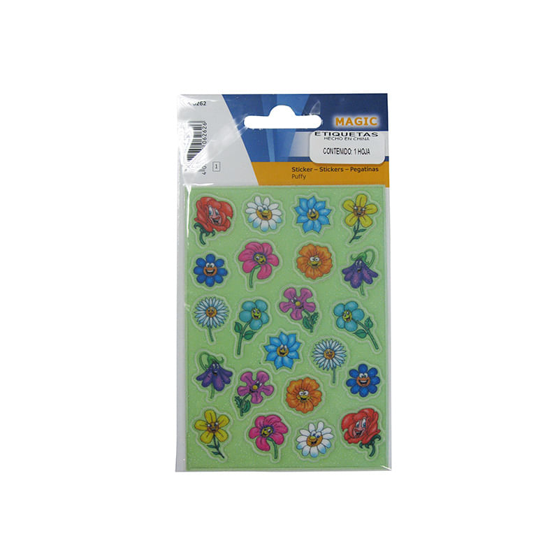 ETIQUETA DECO LINE FLORES